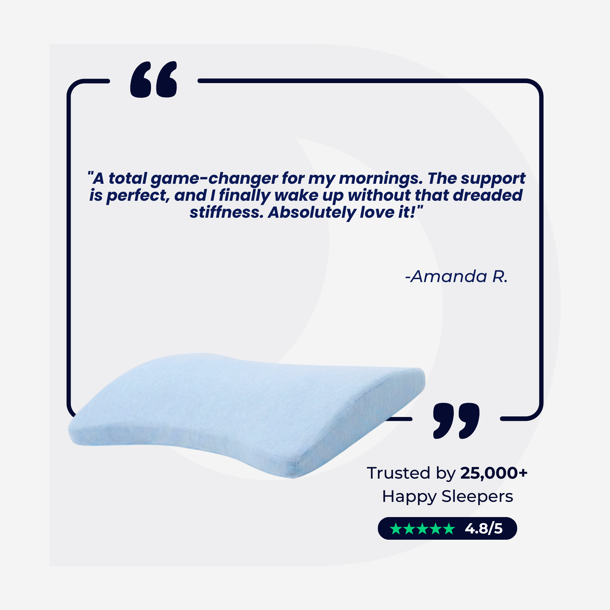 The DreamSleepz Lumbar Relief Pillow – End Back Pain & Overnight Tension