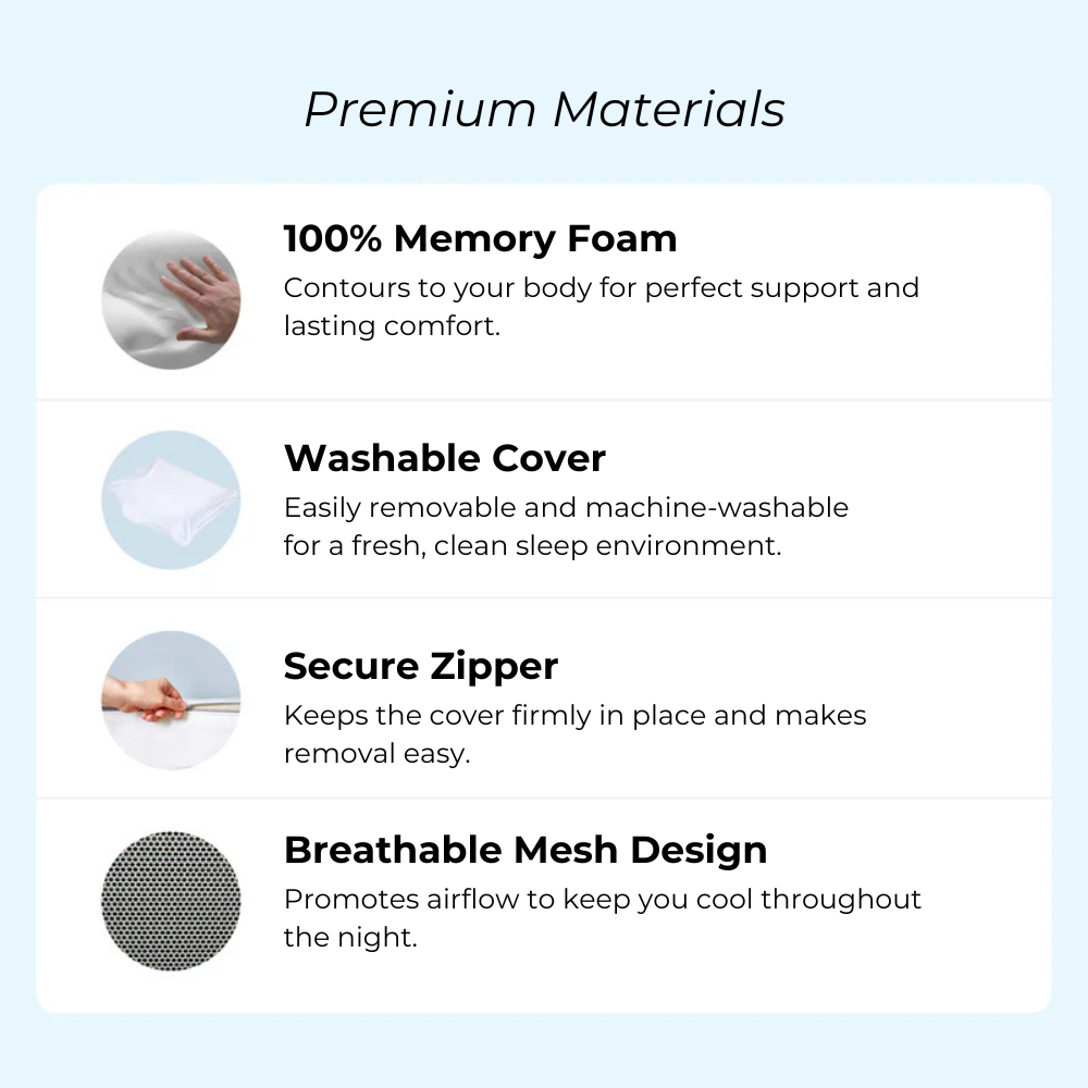 The Original DreamSleepz Pillow — Wake Up Pain-Free, Energized & Ready for Your Day